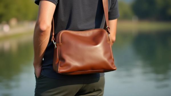 Le sac bandoulière homme, accessoire incontournable du style décontracté